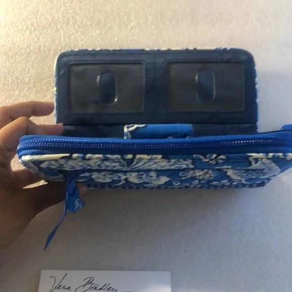 Vera Bradley blue wallet - Picture 6 of 12